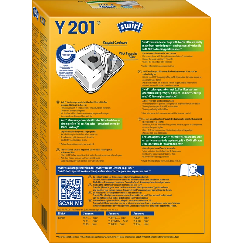 4 Stk Swirl Y201
