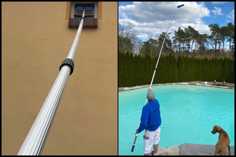 10m Aluminium Teleskopstange (282 bis 1000 cm)
