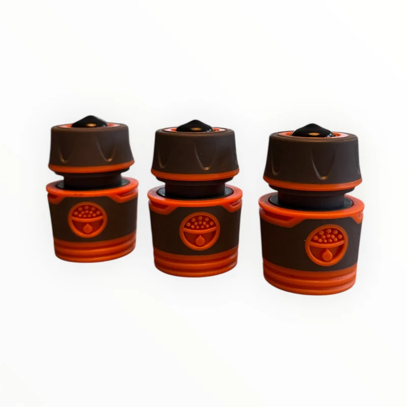 OSA Stopper 3er-Set Orange – Gardena-Anschluss mit Gummidichtung für mobile Osmoseanlagen