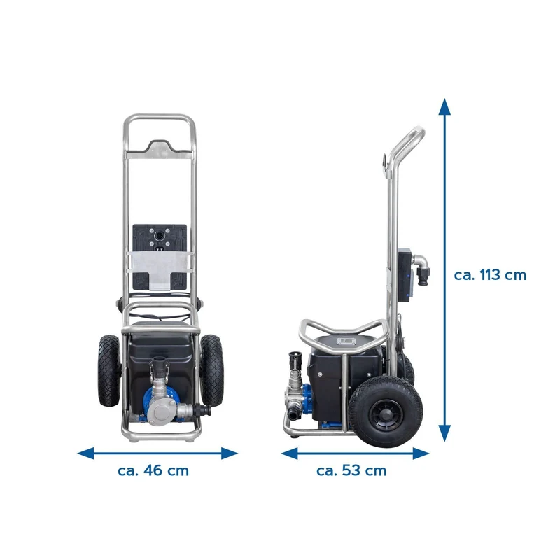 HERMES Abwasserpumpe Pro mit Transportkarre