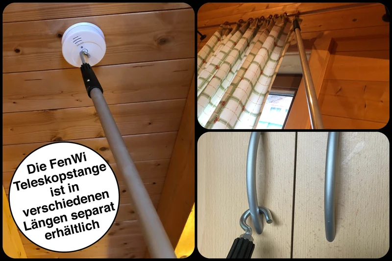 Haken / Öse / Klammer als Zubehör Anbauwerkzeuge für Teleskopstangen