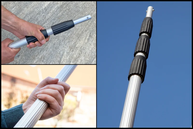 8m Alu Teleskopstange (232 bis 810 cm)