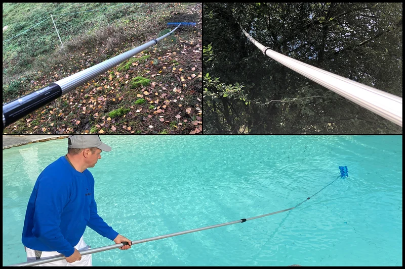 8m Alu Teleskopstange (232 bis 810 cm)