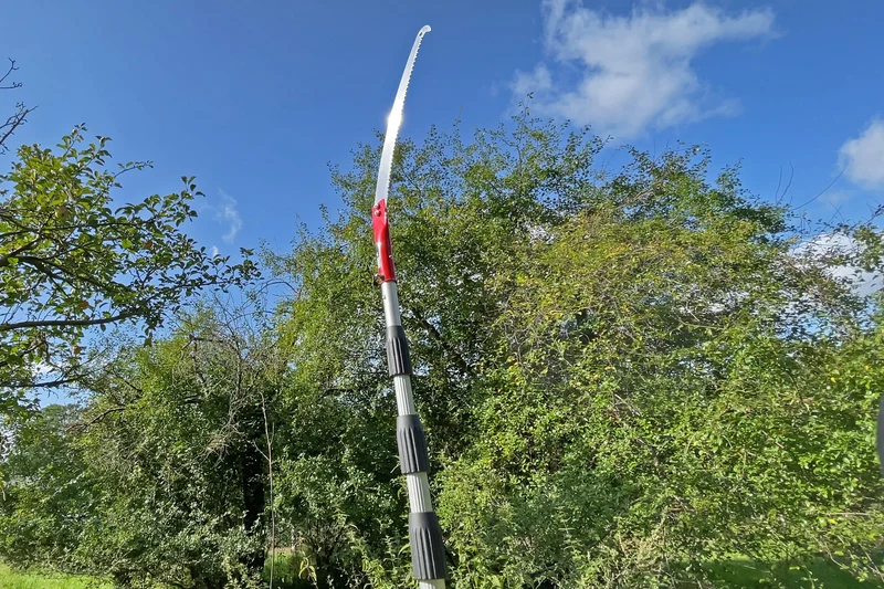 8m Teleskop Astsäge mit Teleskopstange und Baumsäge-Modul