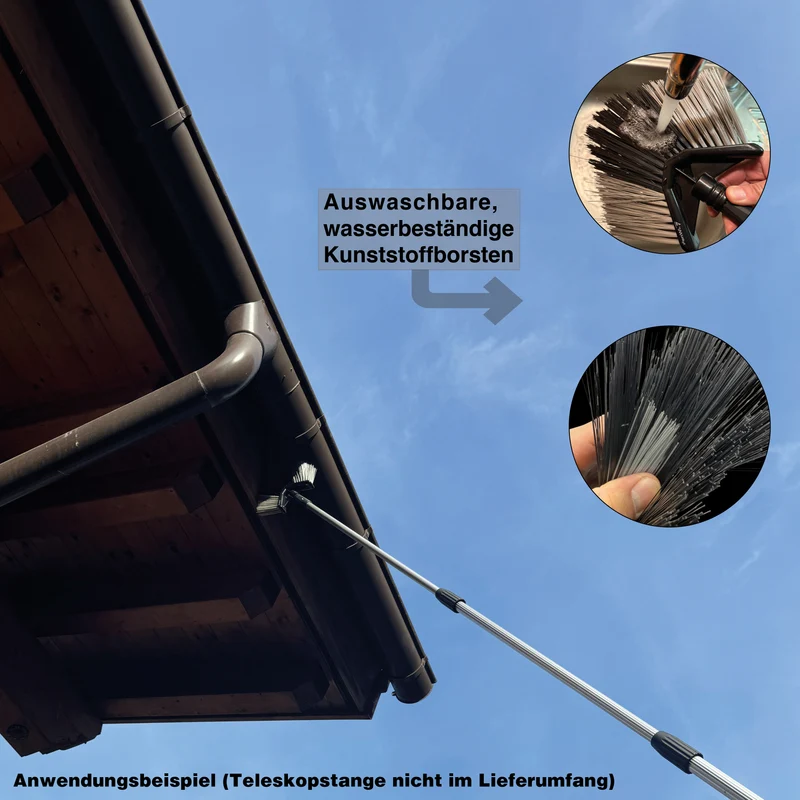 Eckbesen und Staubwedel als Zubehör-Set für Teleskopstangen