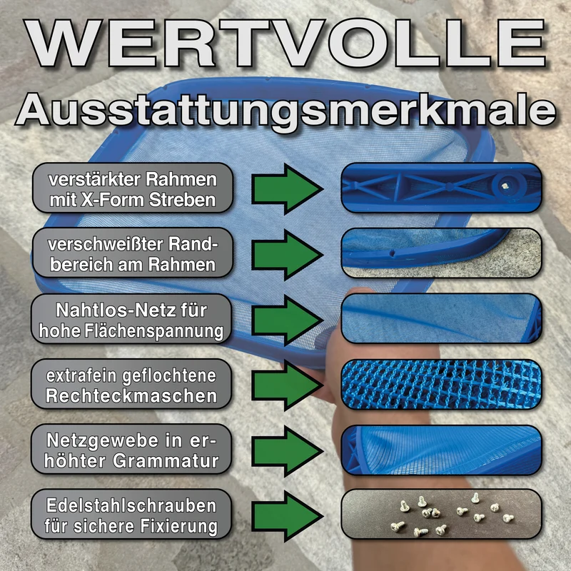 Ersatznetz für Oberflächenkescher / Ersatzteil