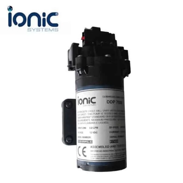 Ionic 12 V Wasserpumpe – 100 PSI mit voreingestelltem Druckschalter