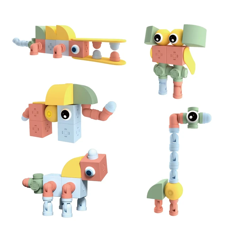 Magfun Magnetische Bausteine Spielzeug – 3D Tierfiguren, Vielseitig & Kreativ
