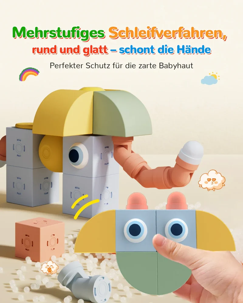 Magfun Magnetische Bausteine Spielzeug – 3D Tierfiguren, Vielseitig & Kreativ