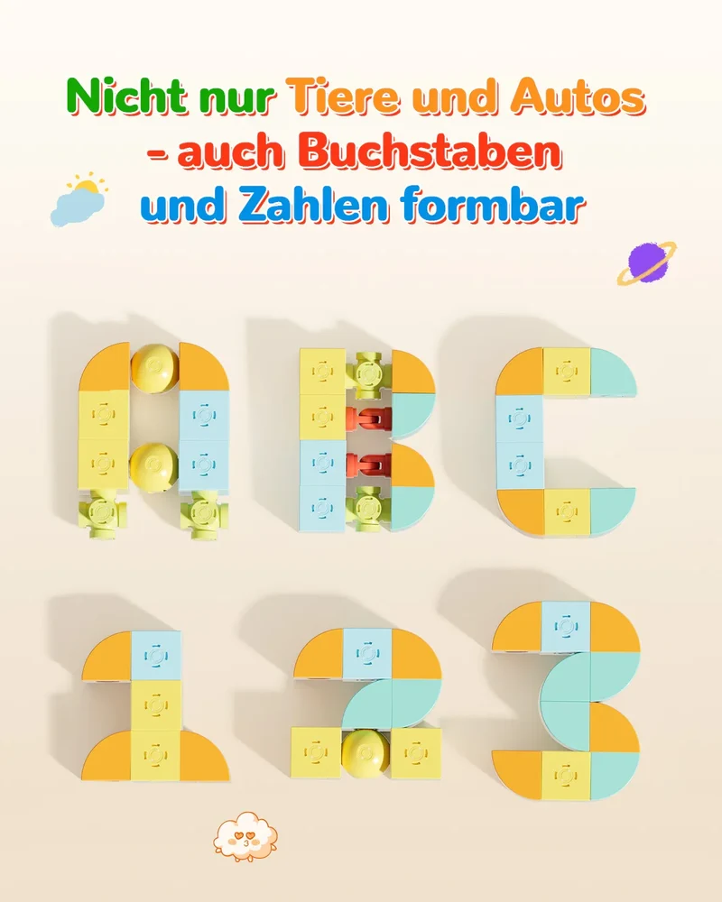 Magfun Magnetische Bausteine Spielzeug – 3D Tierfiguren, Vielseitig & Kreativ