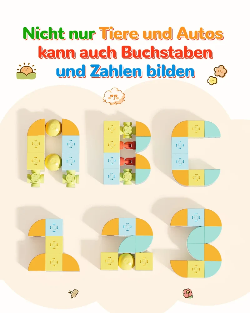 Magfun Magnetische Bausteine Spielzeug – 3D Stadtfahrzeuge, Vielseitig & Kreativ