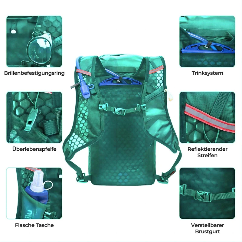 Generico Rucksack, Fahrradrucksack, L