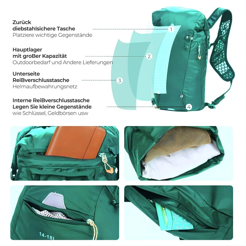 Generico Rucksack, Fahrradrucksack, L