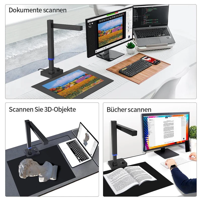 (inkl. 12,99 € Gratis-Lesezeichen) CZUR Shine Ultra Serie Scanner