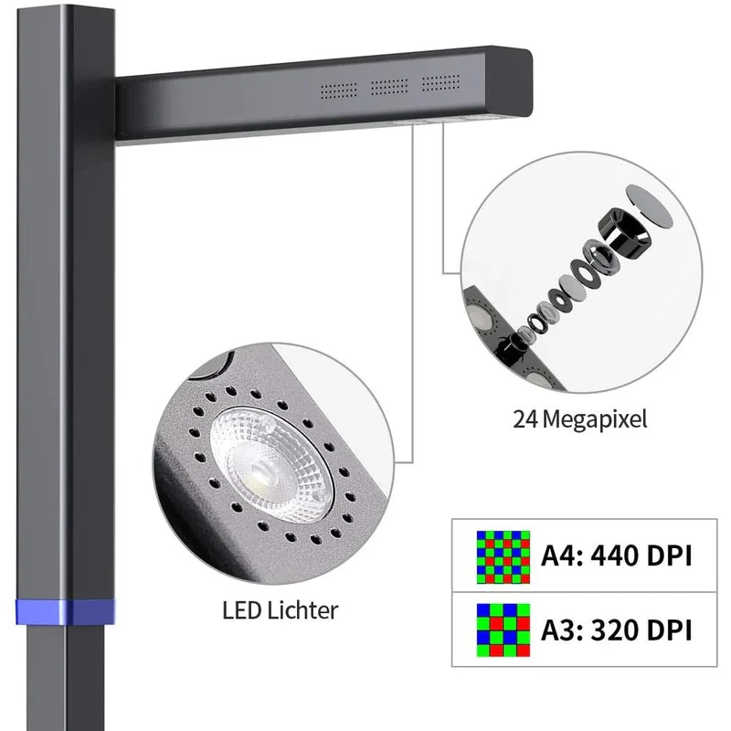 (inkl. 12,99 € Gratis-Lesezeichen) CZUR Shine Ultra Serie Scanner