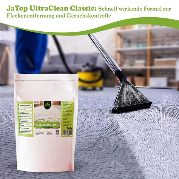 UltraClean Classic Teppichreinigungspulver, Teppichpulver, 500 gr