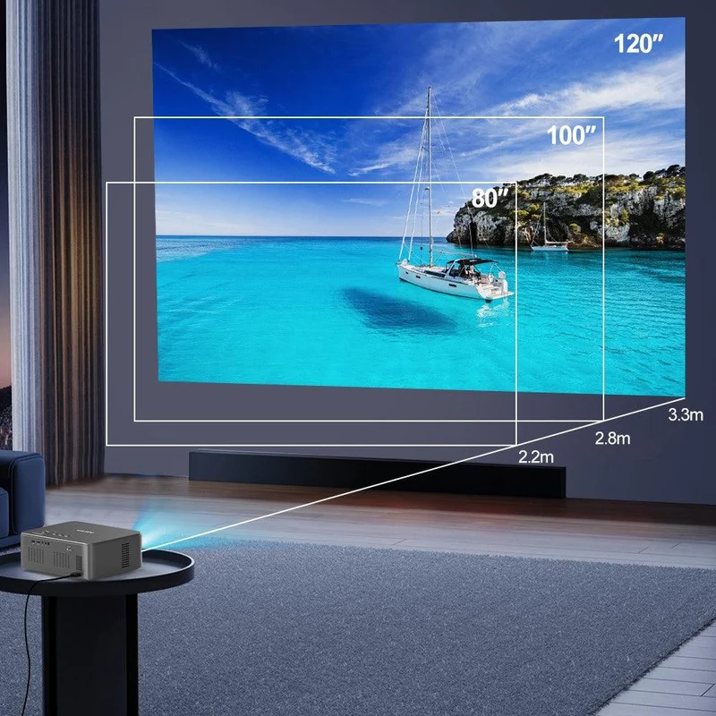 Geleipu X5 Full HD Native 1080P Beamer