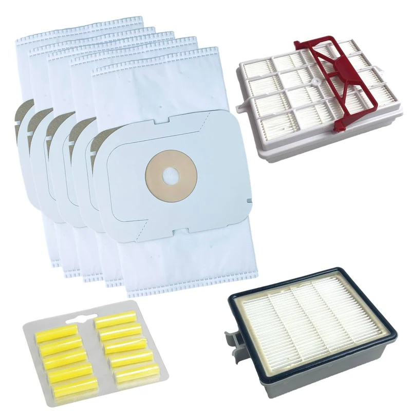 10 Staubsaugerbeutel inkl. Filter Set Duft geeignet für Lux Intelligence