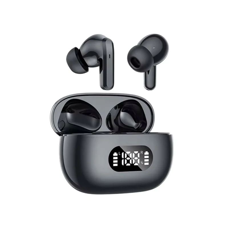True Wireless in-ear hoofdtelefoon / Bluetooth 5.3 / 55 uur batterijduur / IPX5 waterdicht / LED-display / Voor sport, gaming en dagelijks gebruik