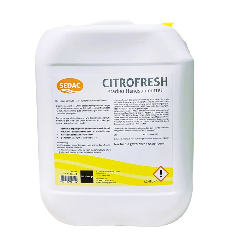 OXO Spülmittel Lemon Fresh Premium 10 L