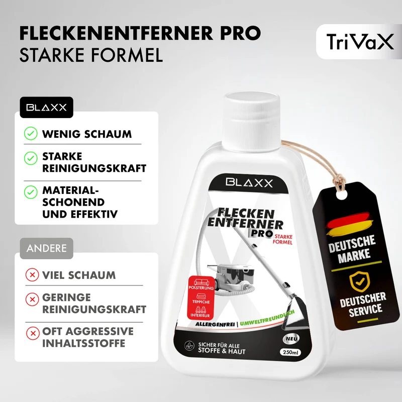 TriVaX - 3in1 Polster Pro Waschsauger mit Kalt-/Warmwasser und Dampffunktion **Coming soon / Okt 2026***