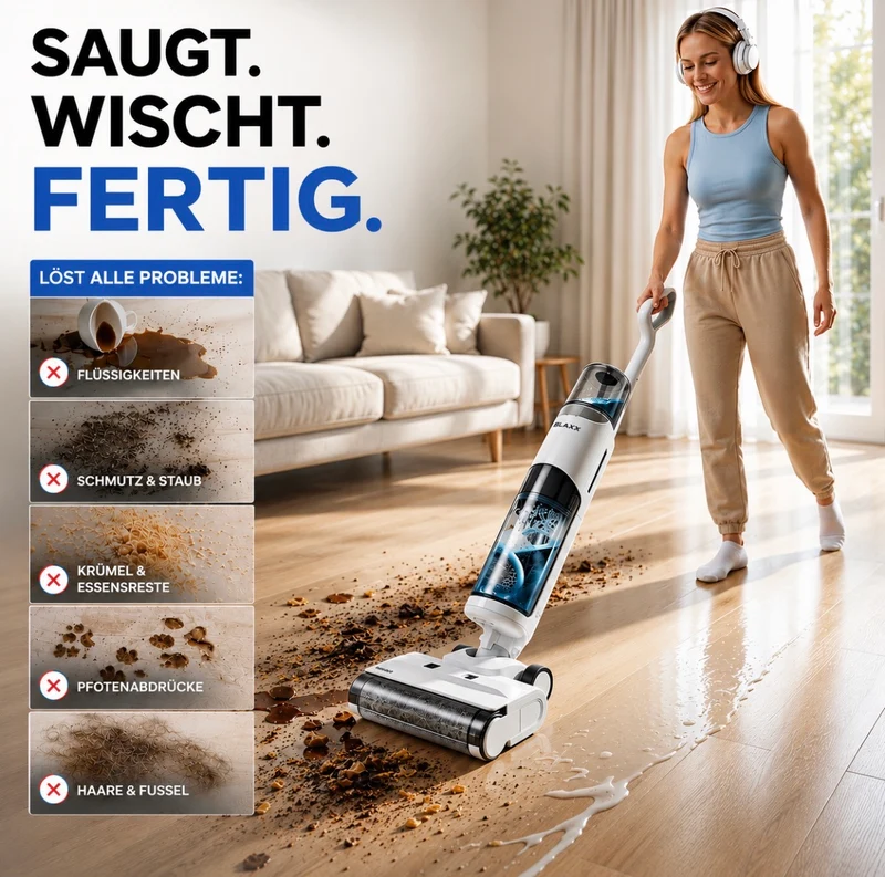 BLAXX 2in1 Saugwischer FloorVaX