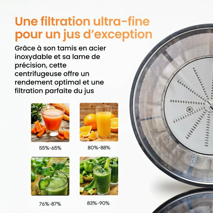 Centrifugeuse à grande ouverture et 2 vitesses