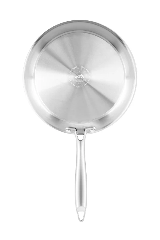Pfanne ETA INOX 4930 90000, 24 cm schwarz/silber