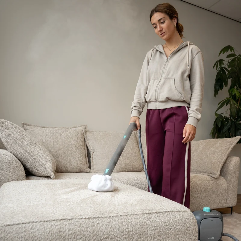 Achaté Dampfreiniger PRO V2 – Dampftücher (Mikrofaserbezug)