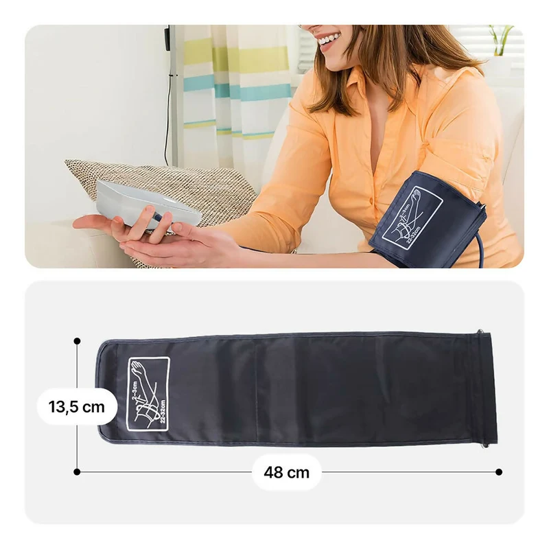 Tensiomètre ultra-précis pour le bras / Mesure précise de la tension artérielle et du pouls / Détection d'arythmie / Avec fonction de mémoire intelligente / Pour usage domestique