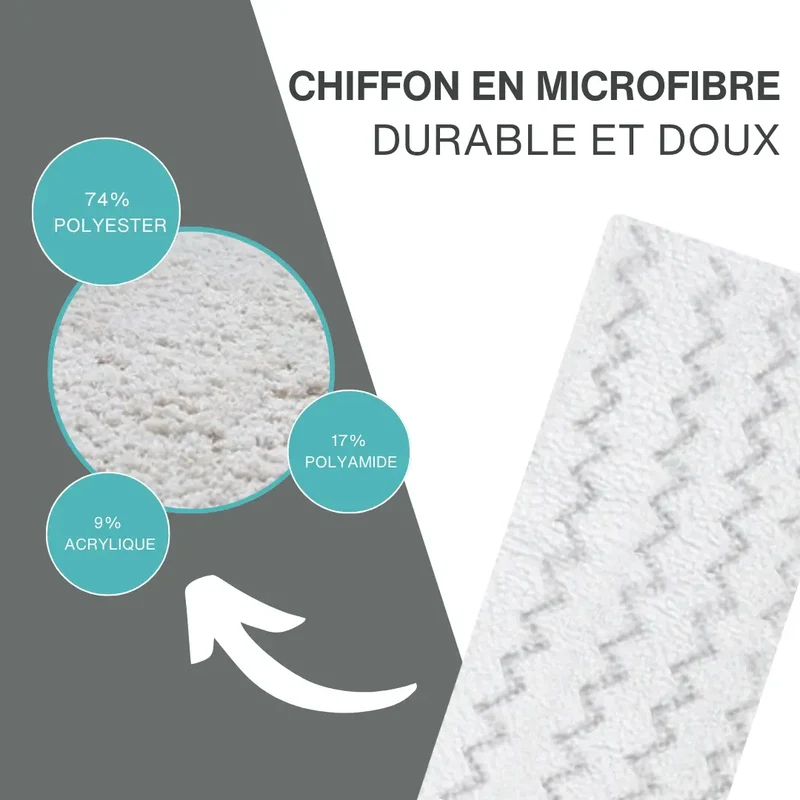 Achaté Chiffon vapeur - 2 pièces