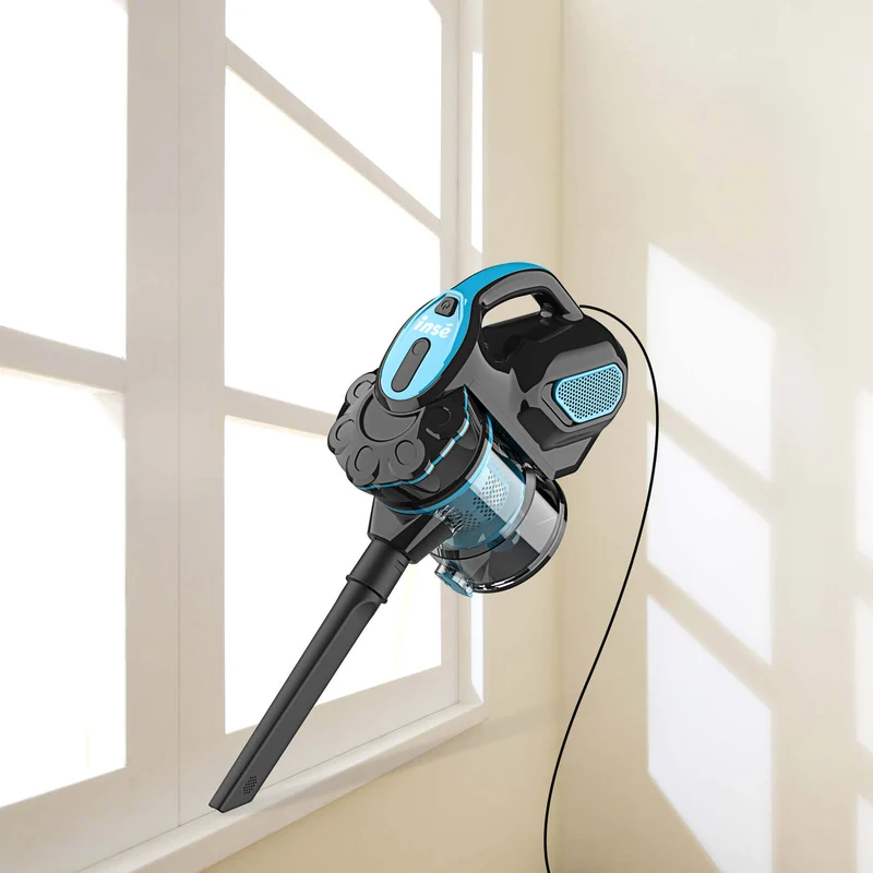 【DE Stock】INSE I5 Staubsauger mit Kabel -18Kpa für Tierhaare&Hartholzböden | Blau