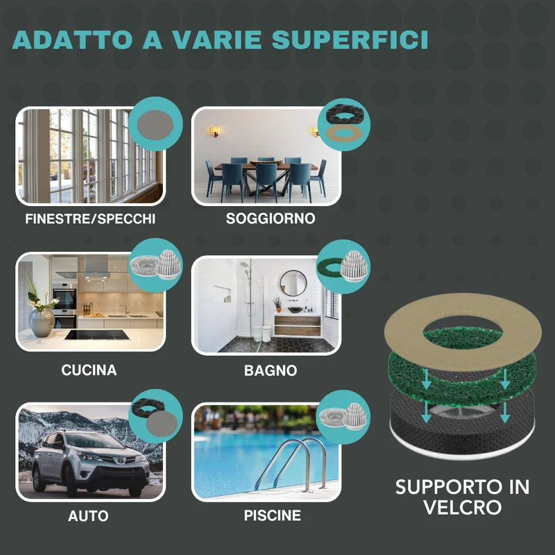 Achaté Spazzole per la pulizia