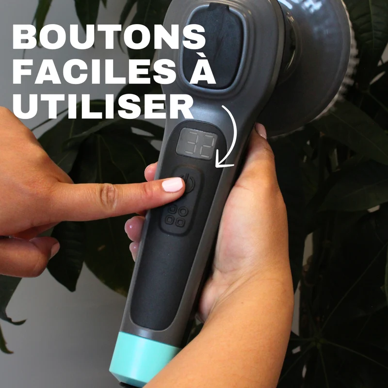 Achaté Brosse de nettoyage électrique