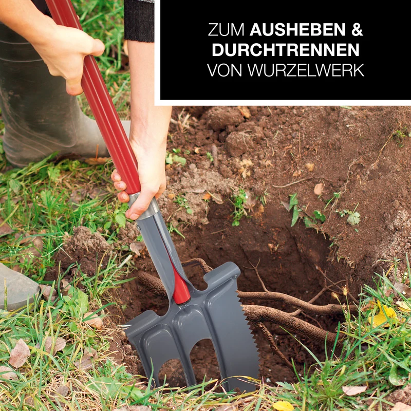 Spatengabel mit Wurzelsäge
