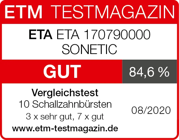Zahnbürste ETA Sonetic 1707 90000 weiß
