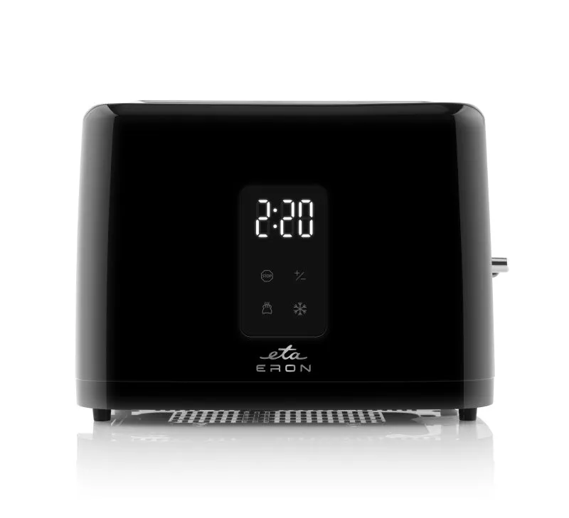 Toaster ETA Eron 8166 90000 schwarz/rostfreier stahl