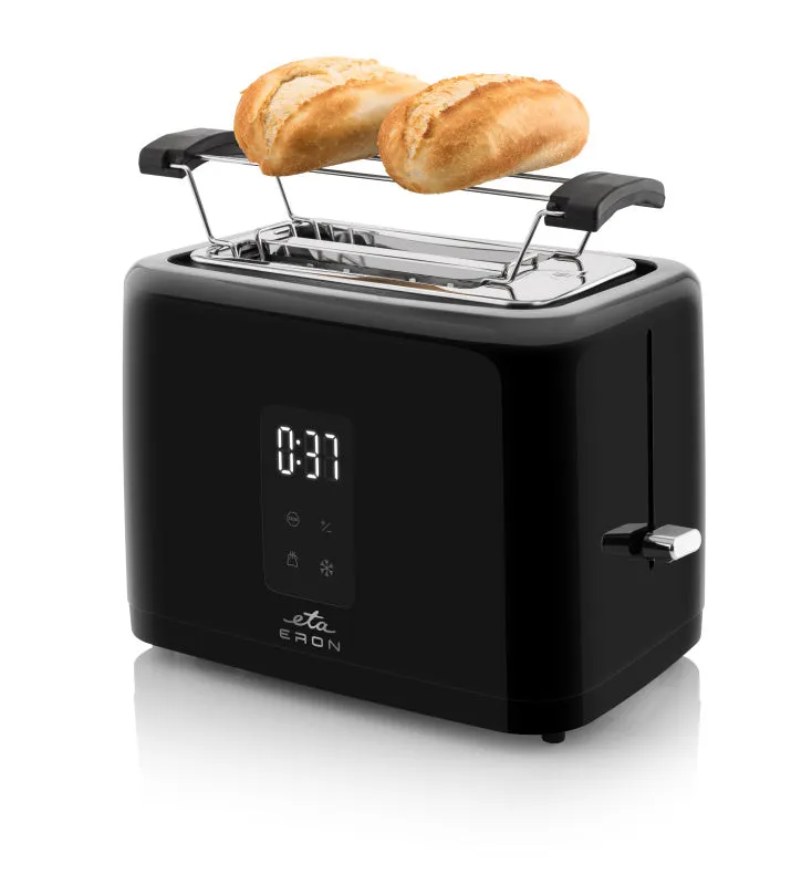 Toaster ETA Eron 8166 90000 schwarz/rostfreier stahl