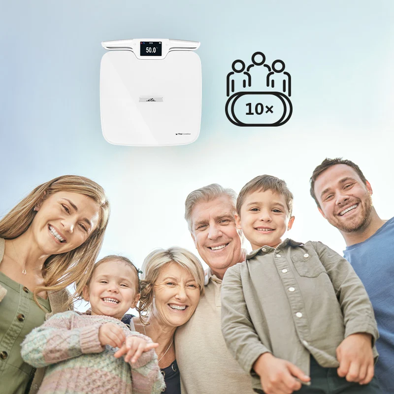 Personenwaage ETA Vital Condition 8779 90000 weiß