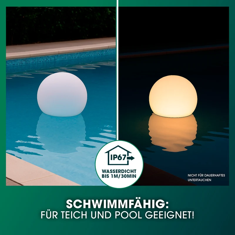 Solarleuchte Kugel - 40 cm