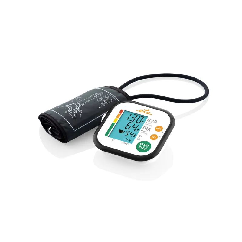 Oberarm-Blutdruckmessgerät ETA Compact 2297 90000 schwarz/weiß