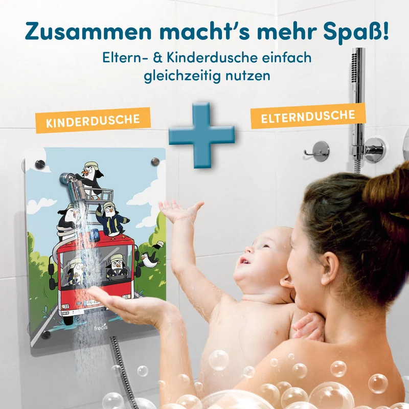 Kinderdusche Feuerwehr