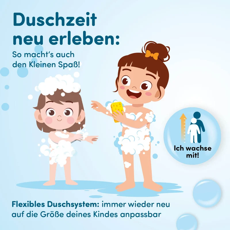 Kinderdusche Welt