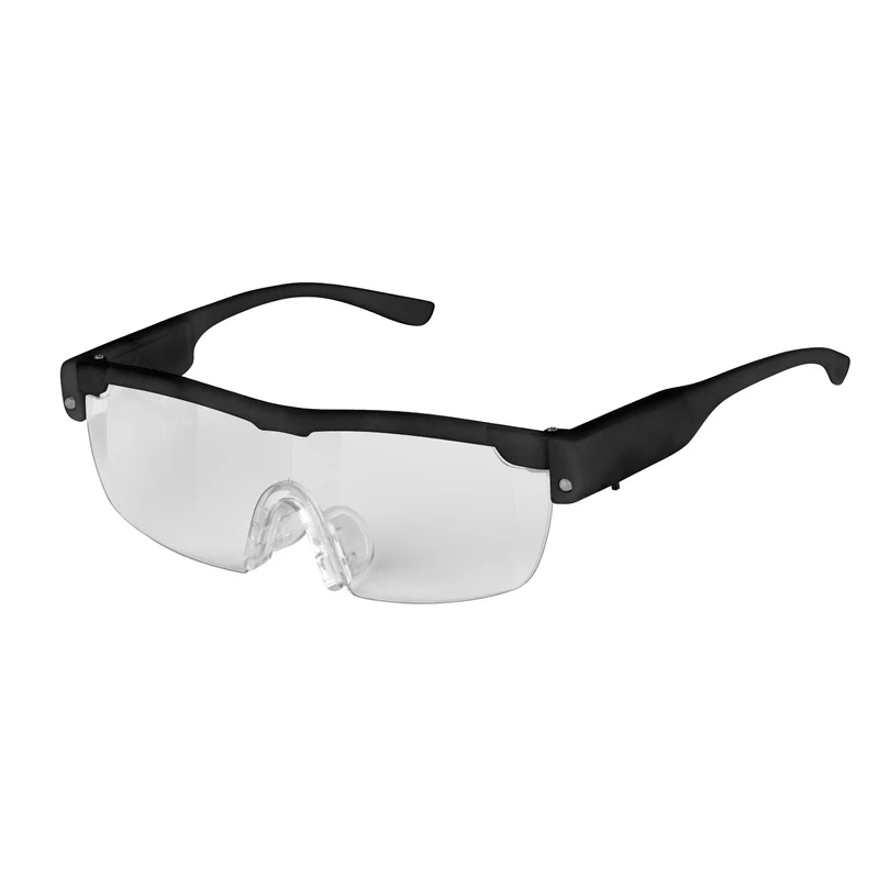 Vergrößerungsbrille LED - schwarz