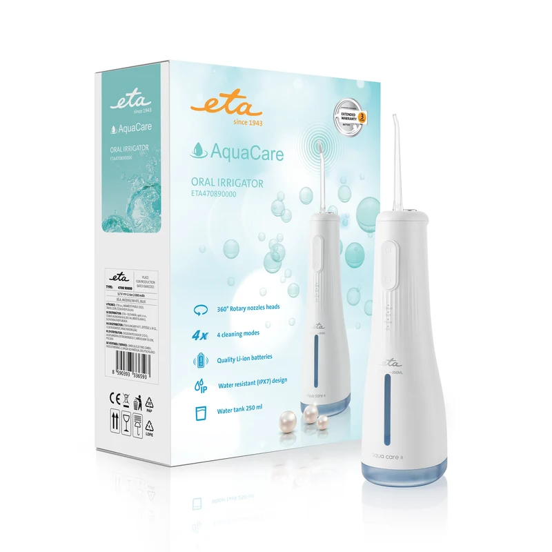 Munddusche ETA AquaCare II 4708 90000 weiß