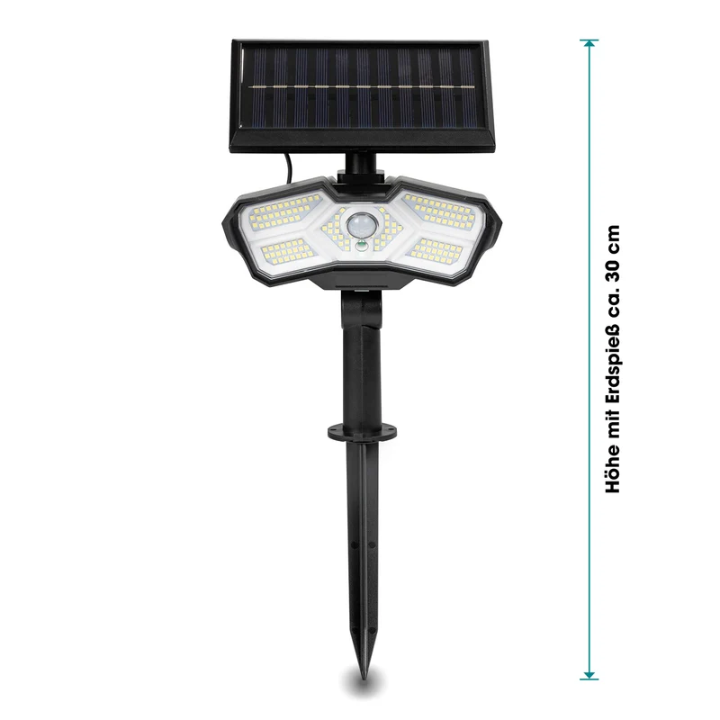 LED-Solarstrahler mit Bewegungsmelder