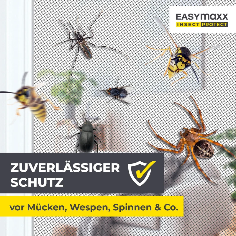 Insektenschutzgitter mit Magnetbefestigung - 2er-Set