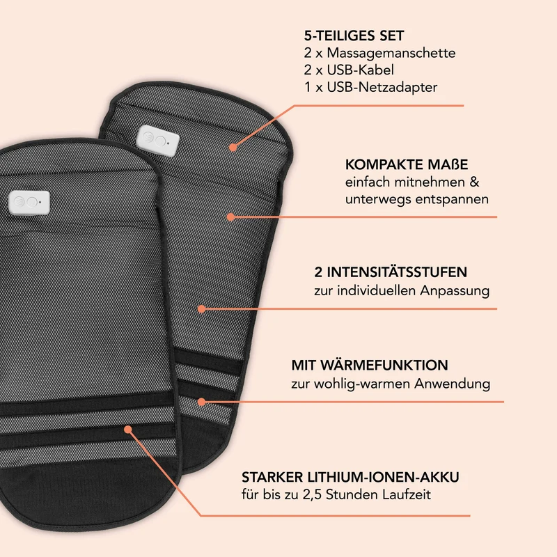Venen-Massagegerät mit Wärmefunktion - 2 Intensitätsstufen