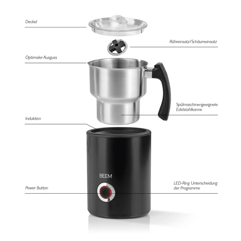 MILK-PERFECT Induktions-Milchaufschäumer - 260ml
