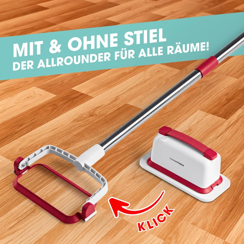 Akku-Scheuerbürste - weiß/rot
